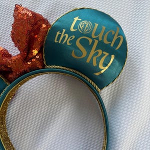Merida Brave Ears: Touch the Sky Park Headband image 13