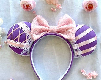 Rapunzel Ears Headband: Purple Princess Mouse Ears