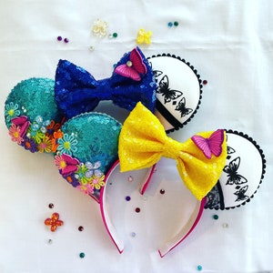 ENCANTO Mouse Ears, The Miracle Ears, Mirabel Ears, Family Madrigal Mouse Ears Headband, Park Accessory, Animal Kingdom Park Ears, Mouse Ear