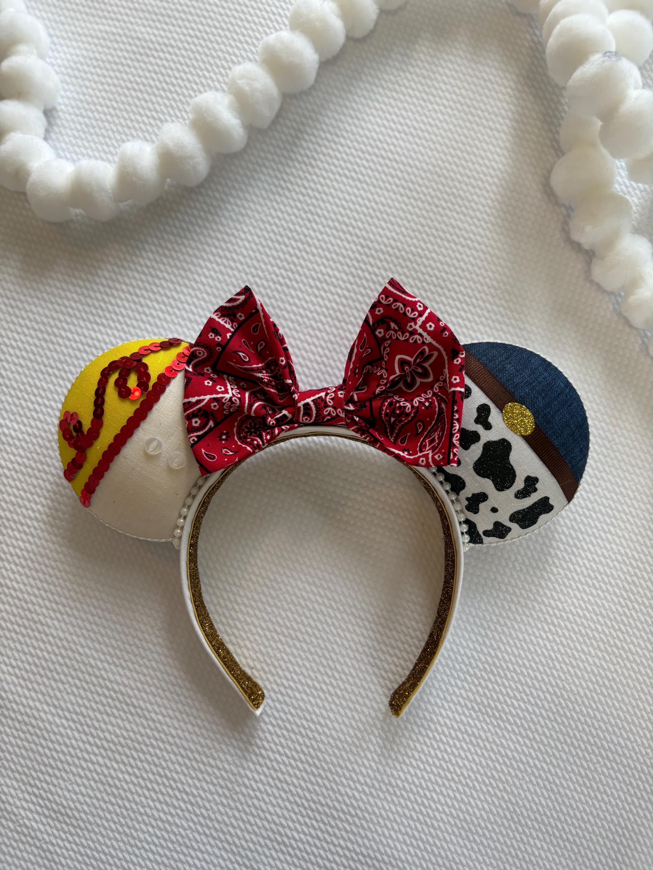 Jessie Mouse Ears: Toy Story Cowboy Headband, Park Accessory  display picture 1