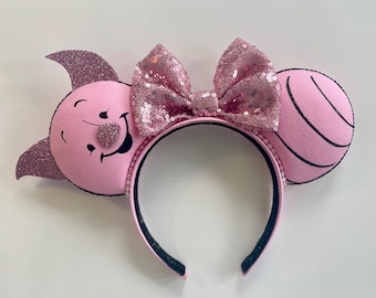 PIGLET Mouse Ears, Pooh and friends Ears, Piglet Park Ears, Park headband, Winnie and Friends Mouse Ears