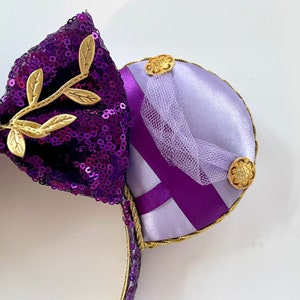 MEGARA Inspired HERCULES Mickey Ears, Meg Mouse Ears, Princess Mouse Ears, Hercules Ears,Park AccessoriesEars