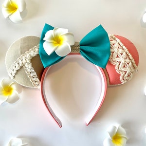 MOANA Mouse Ears, Island Princess Ears, Voyager Princess Ears, Island Ear Headbands, Park Accessory