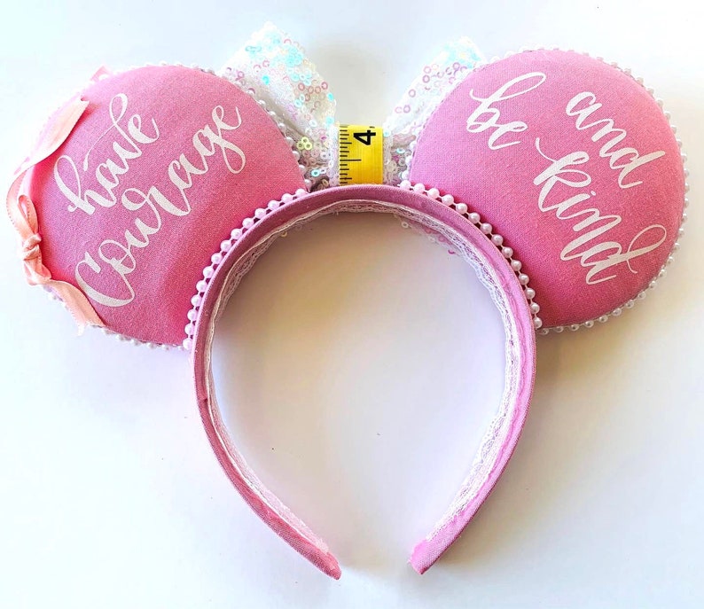 Be Kind Mouse Ears Cinderella Pink Dress Princess Ears image 10