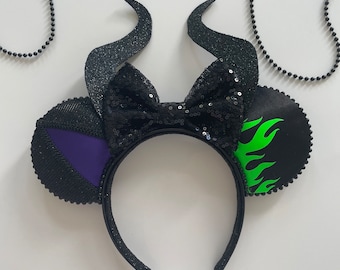 Maleficent Ears: Villain Mouse Ears, Halloween Park Headband