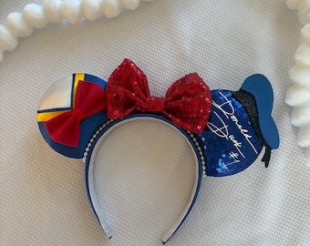 Donald Duck Ears Headband: Park Costume Accessory, Signature Ear