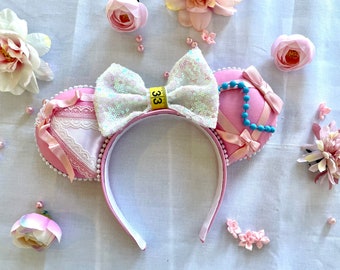 Cinderella Mouse Ears, BE KIND Ears, Pink Dress Ears, Midnight Princess Ears, Park Accessory