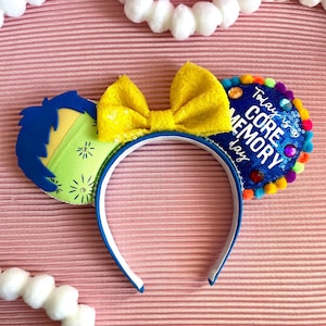 Inside Out Inspired Mouse Ears: Customizable Team Riley Park Headband
