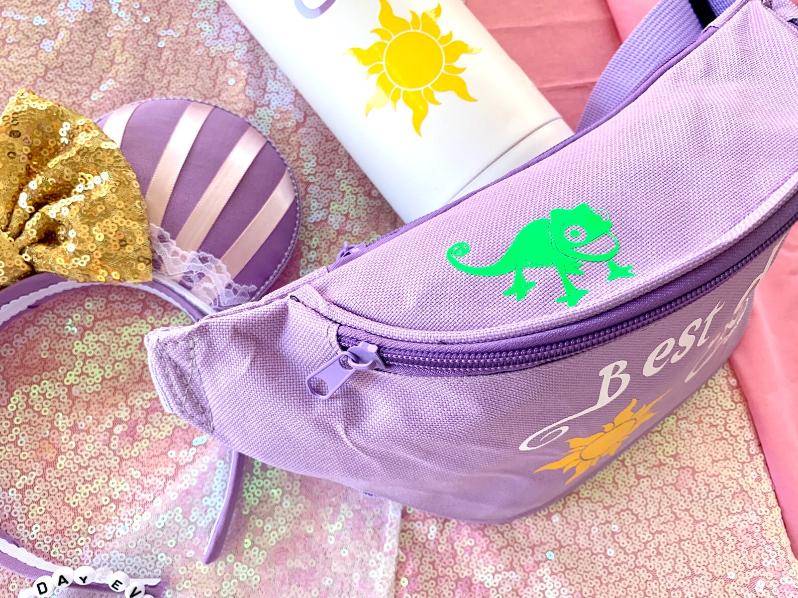 Disney Lost Princess inspired Fanny Pack Best Day Ever Belt Etsy