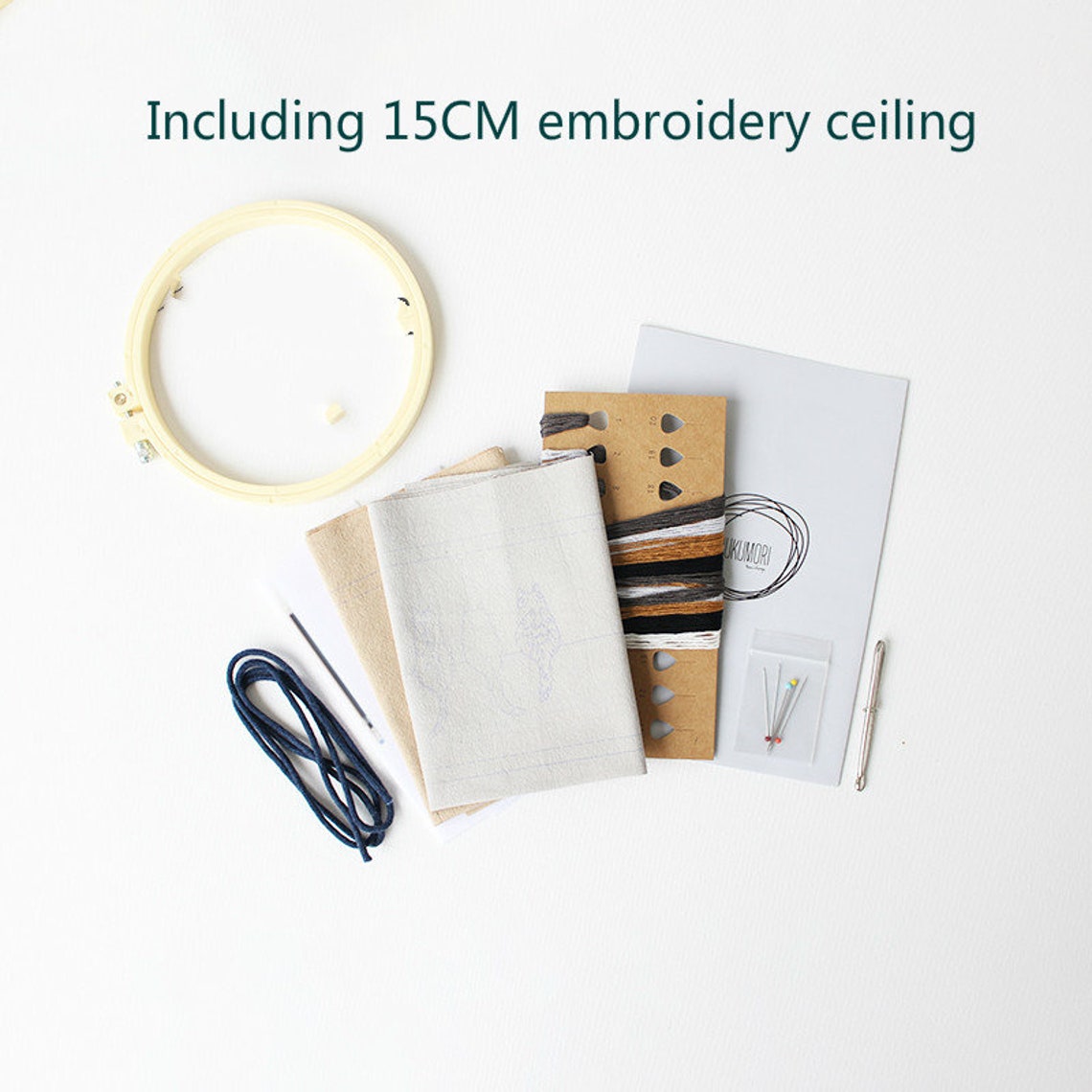 Beginner Embroidery Kit Bag Cute 4 Cats Diy Embroidery Kit for Etsy