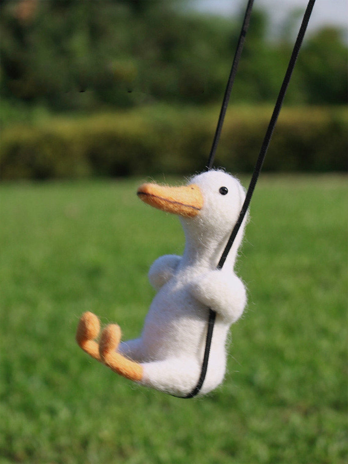 Little Duck Swing Felt Kits Diy Handmade Children's Gifts Etsy