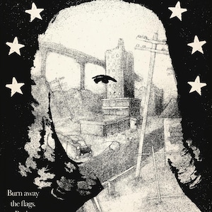 Fallout New Vegas inspired Lonesome Road art print - Retro cold war style