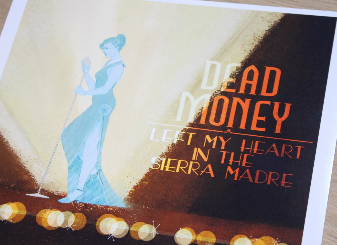 Fallout New Vegas Inspired Dead Money Sierra Madre Art Print - Retro ...