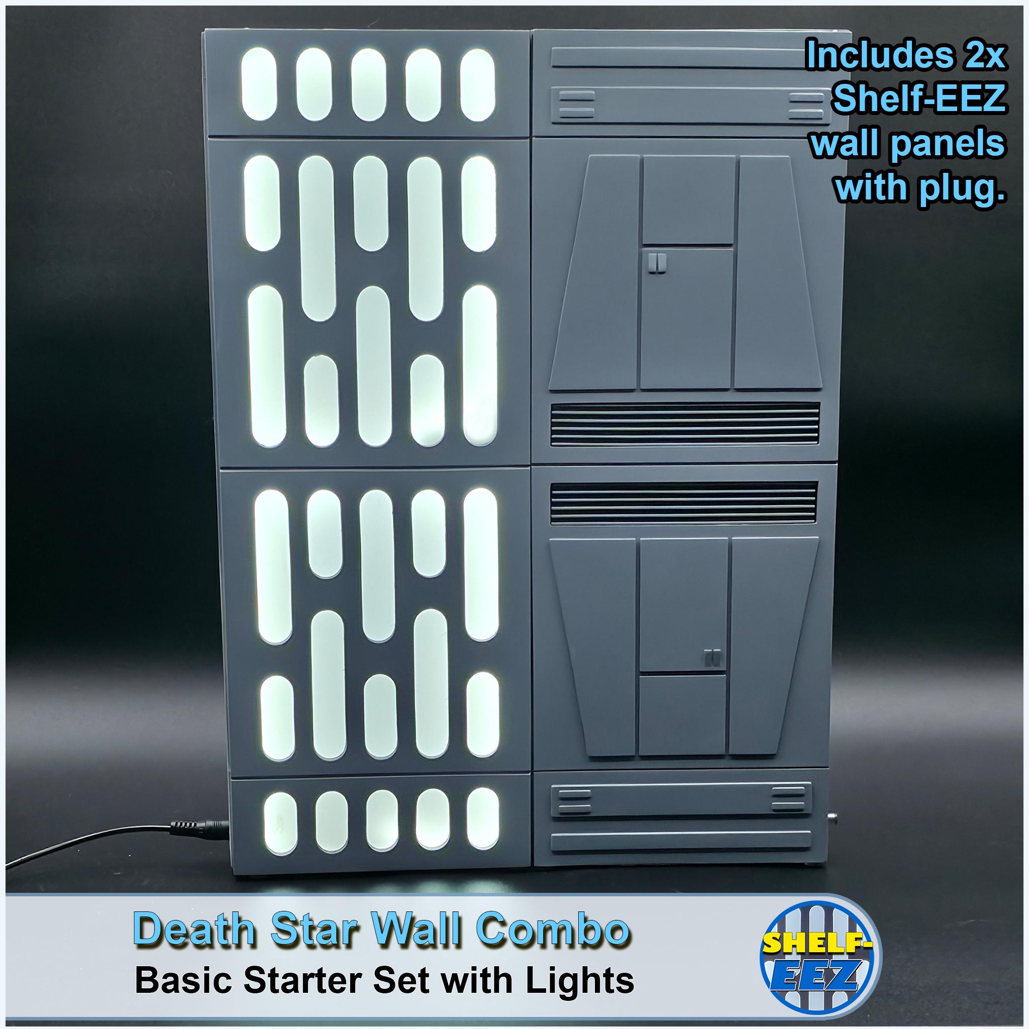1/6 Scale Death Star Wall Basic Set With Lights - Shelf-eez - Etsy
