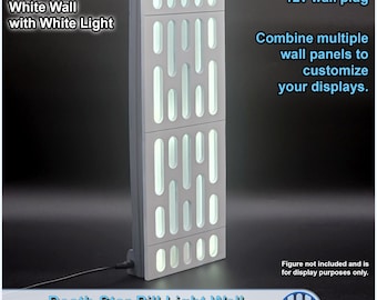 1/6 Scale Death Star Wall Panel - White on white