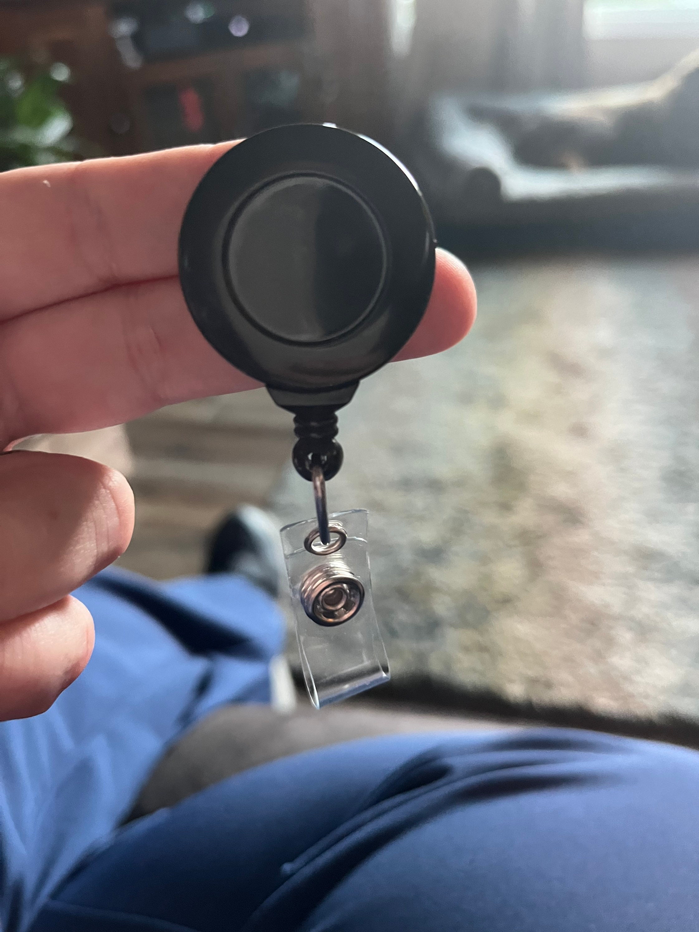 Badge Reel Keychain 