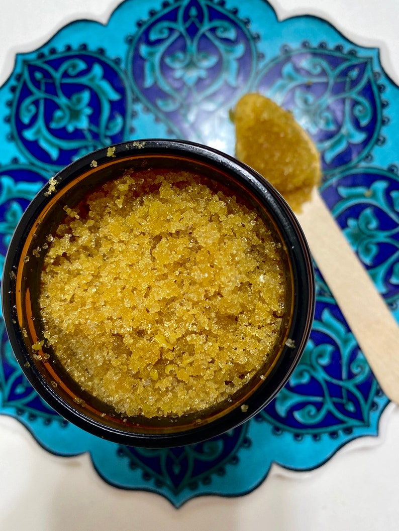 Brightening Turmeric Honey Sugar Scrub Natural Face & Body Sugar Scrub