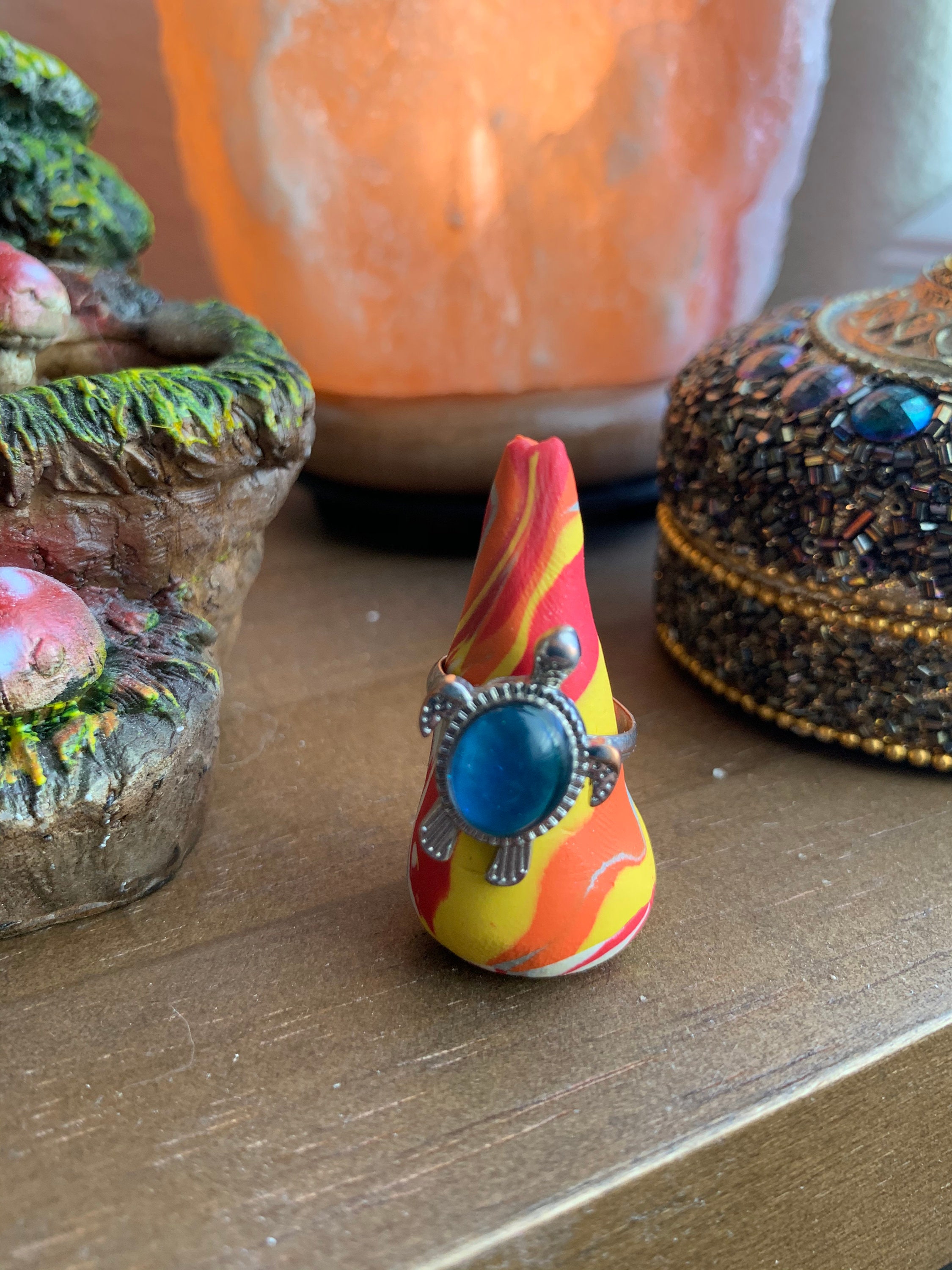 Small Handmade Clay Ring Holder Etsy