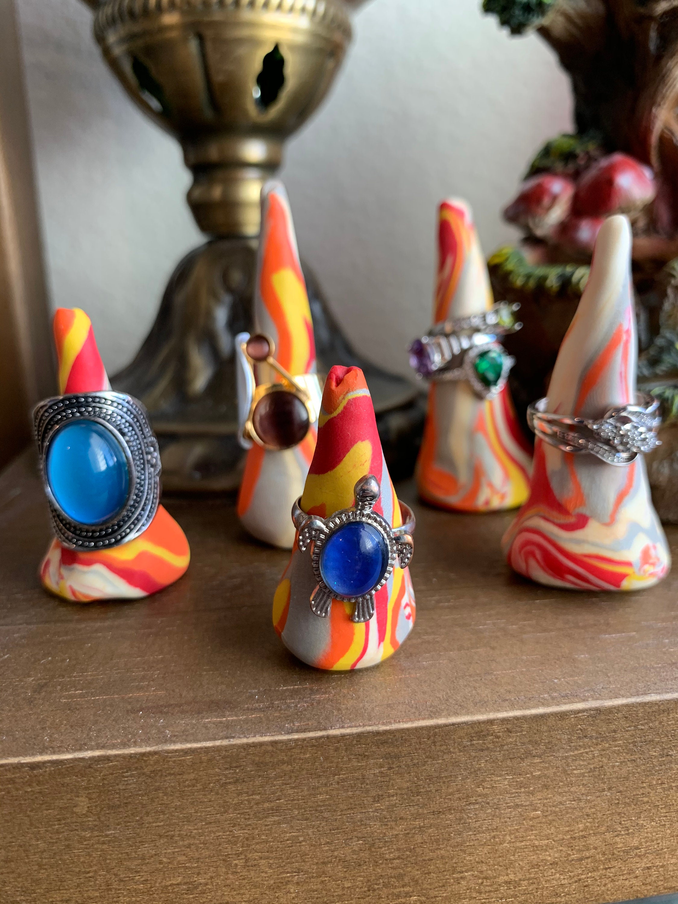 Small Handmade Clay Ring Holder Etsy