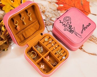 Jewelry Travel Case, Jewelry Case, Jewelry Organizer, Jewelry Box, Jewelry Holder, Custom Jewelry box, Travel Jewelry Case, Jewelry Storage