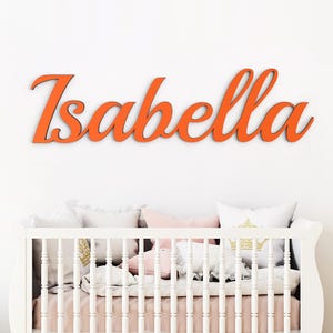 Personalized Baby Name Sign, Wall Decor, Wall Cutout Name, Custom Baby Name, Newborn Room Decor, Newborn Gift, Wood Name Sign, Baby Gift