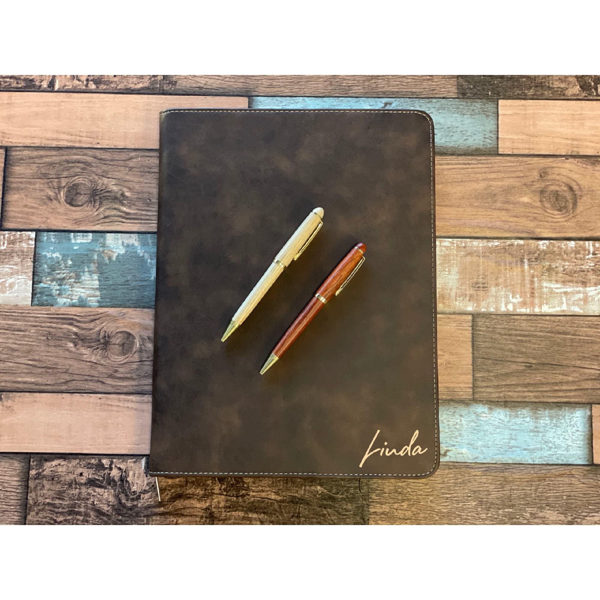 Big Size Personalized Portfolio Zipper Portfolio Business Etsy