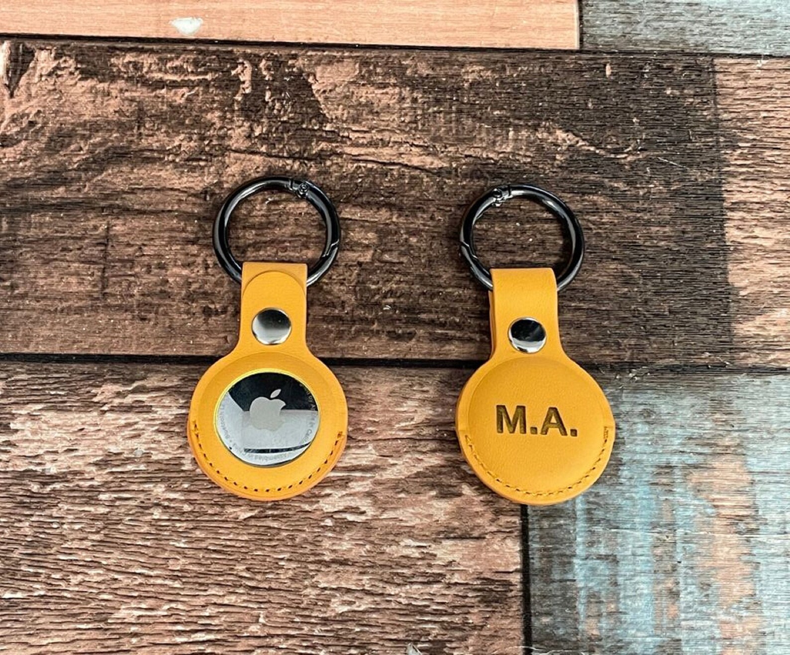 Customized AirTag Holder Personalized AirTag Case Leather Etsy