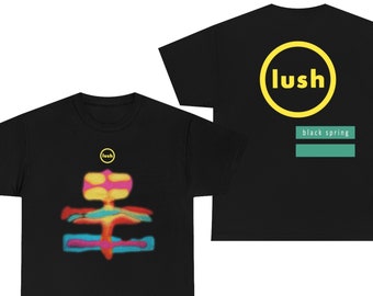 LUSH バンドTシャツ L相当 Lush 1991 Black Spring Vintage Vibe T-shirt - Etsy