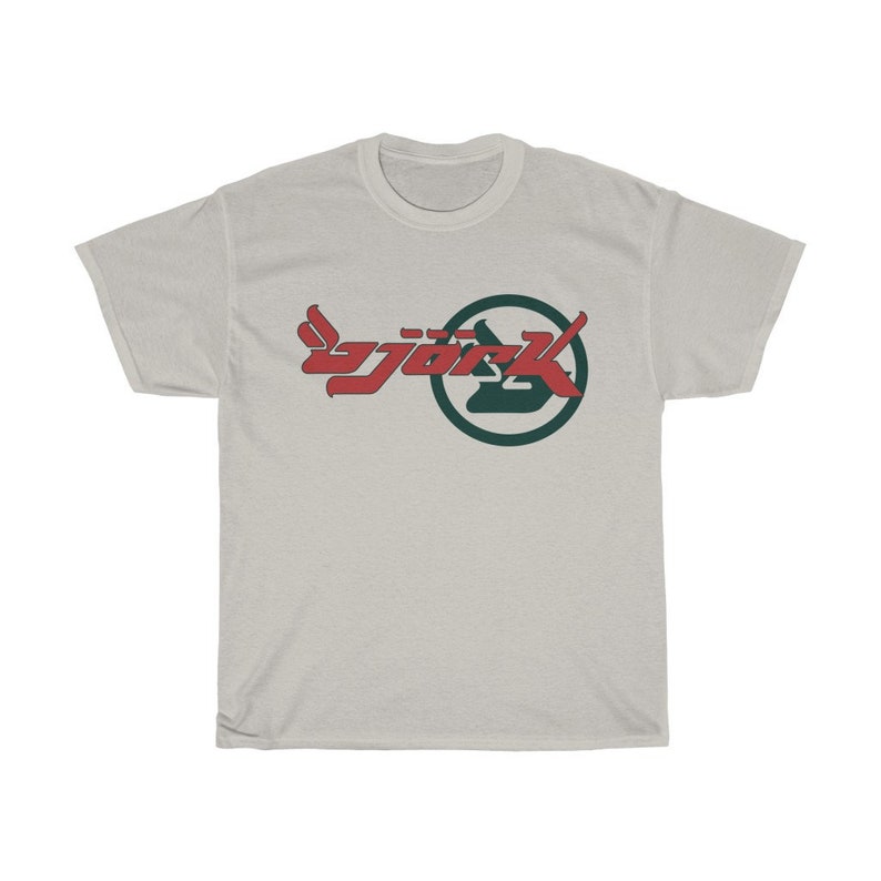 Bjork Homogenic Circle Logo T-shirt red & Dark Green | Etsy