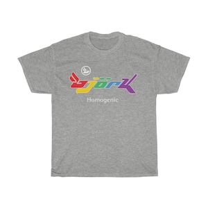 Bjork Homogenic Rainbow Logo T-shirt - Etsy