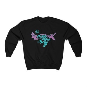 Björk Fly Girl Crewneck-tröja (rosa / turkos)