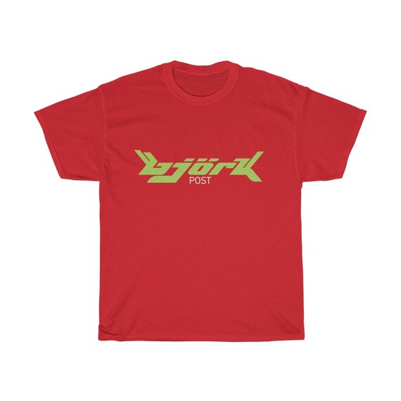 ビョーク ポスト ヴィンテージ ロゴ Tシャツ (グリーン / ライト