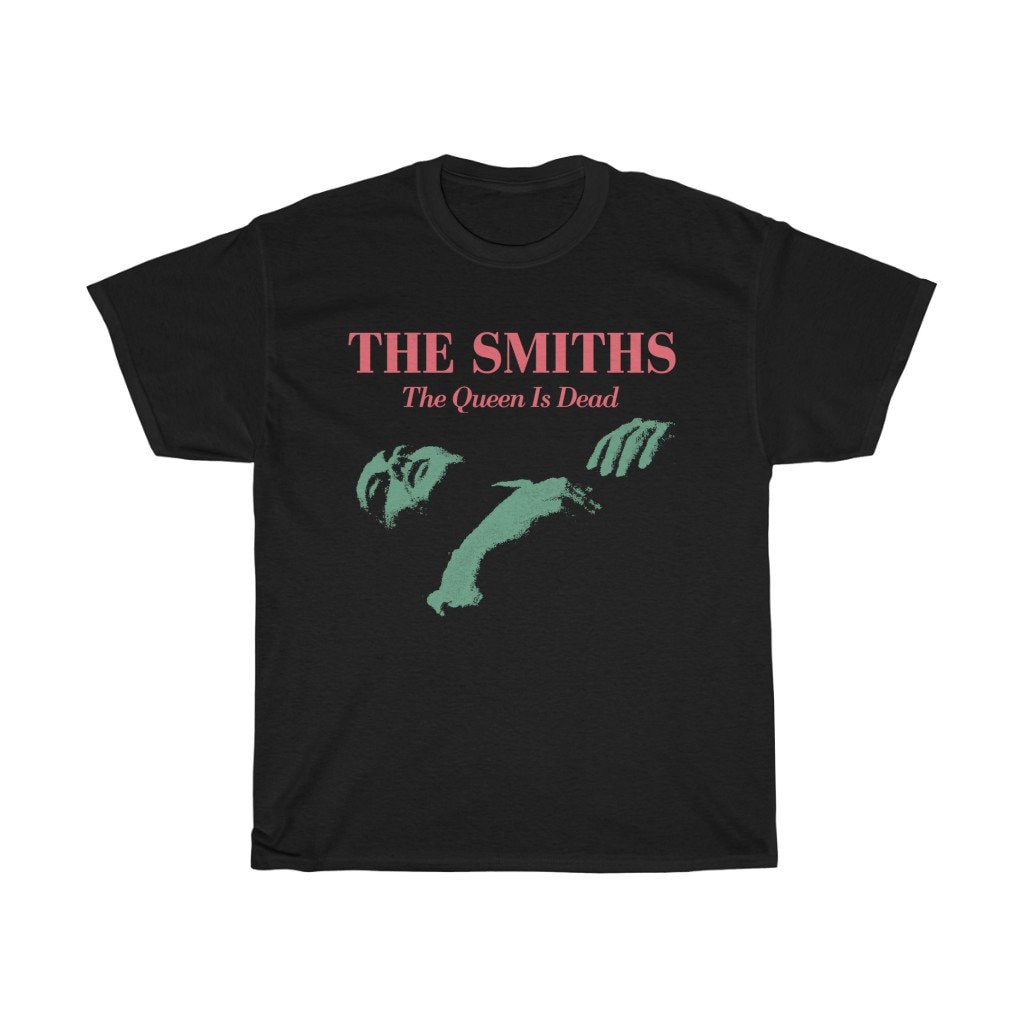 The Smiths the Queen is Dead Vintage Vibe T-shirt (green / Pink