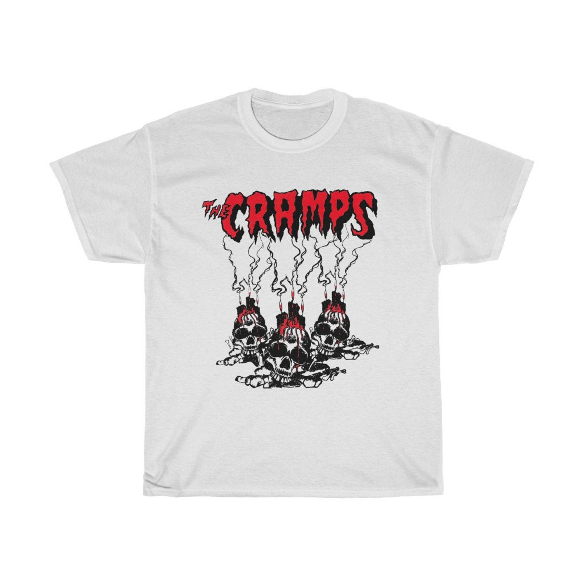 Discover The Cramps Voodoo Skulls Vintage Vibe T-shirt