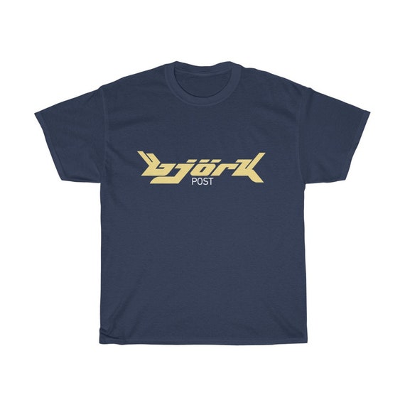 Bjork Post Vintage Logo Tshirt ( Light Melon / White ) - Etsy