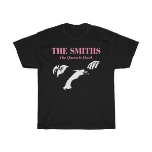 Camiseta The Smiths The Queen Is Dead Vintage Vibe (Blanco / Rosa)