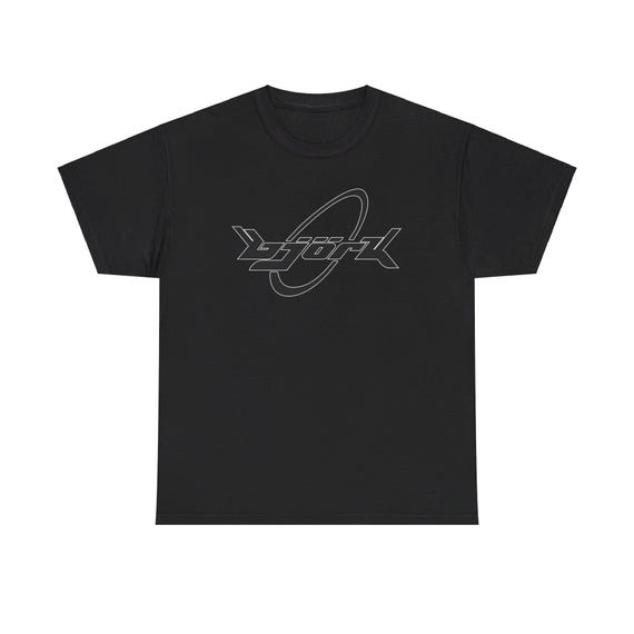 Bjork Vintage T-Shirts ビョーク ヴィンテージ Tシャツ Bjork 90s Tour Shirt, Bjork 100% Cotton Black Unisex T-shirt