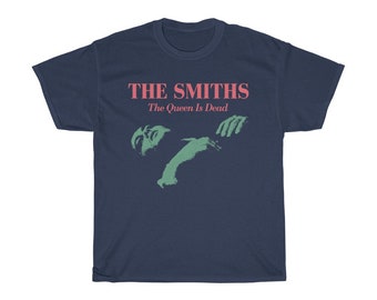 The Smiths the Queen is Dead Vintage Vibe T-shirt (green / Pink