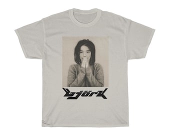 Bjork Debut Photograph Vintage Vibe T-shirt