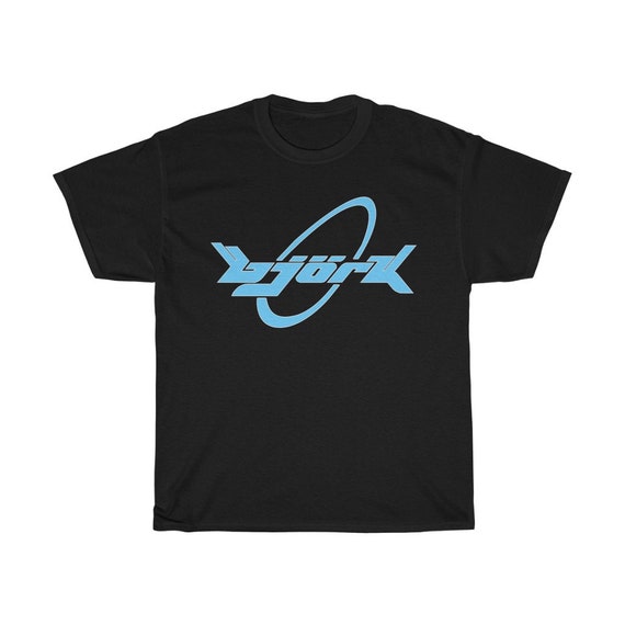 Bjork Debut Logo T-shirt ( Blue / White ) - Etsy