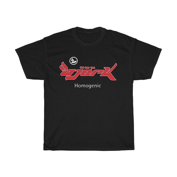 Bjork Homogenic Red Logo T-shirt - Etsy 日本