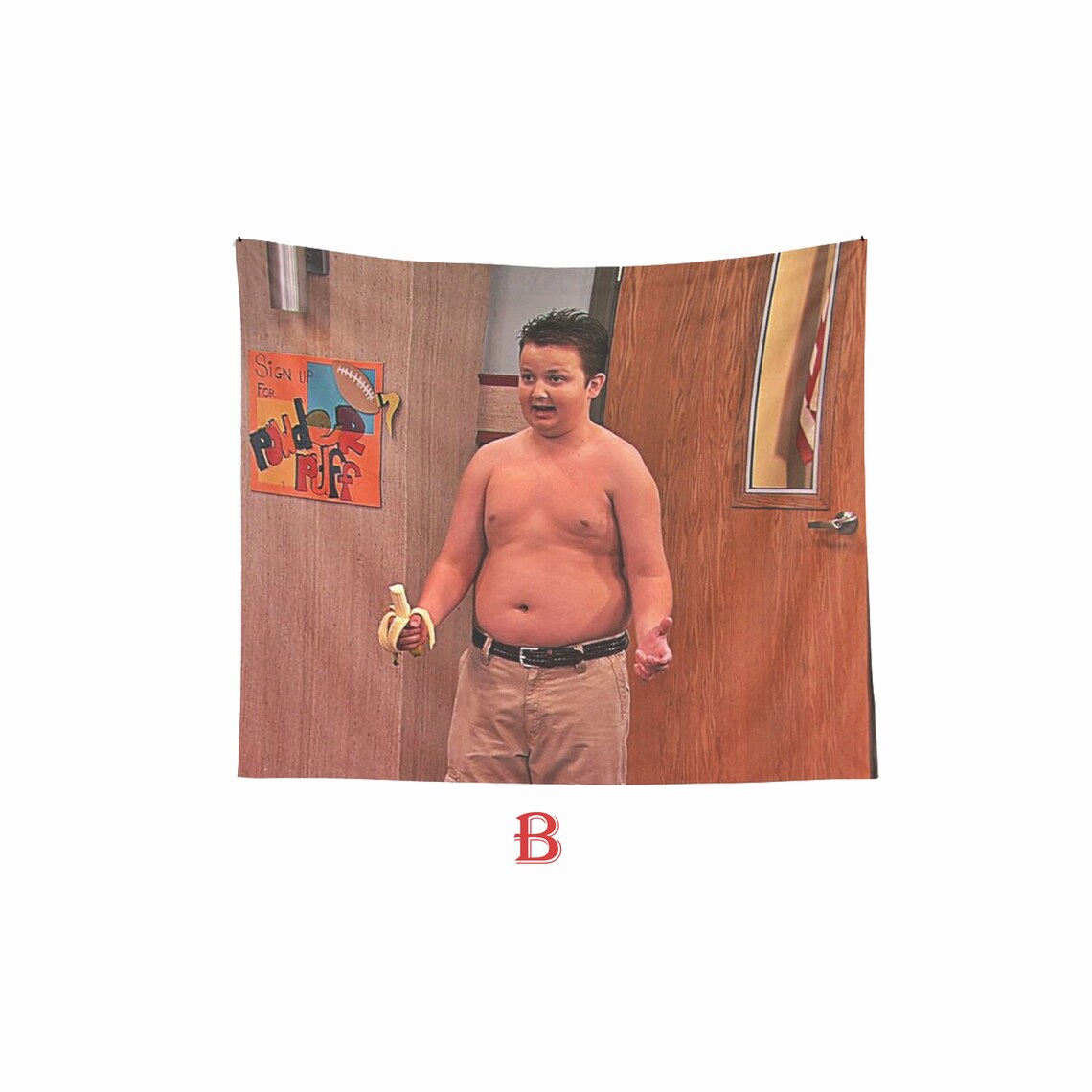 Gibby from ICarly Wall Tapestry Gibby Meme Wall Hanging Etsy