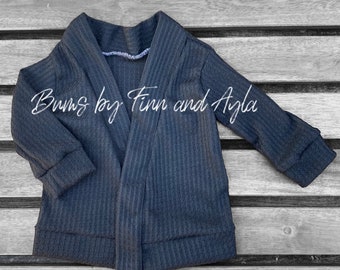 infant black cardigan