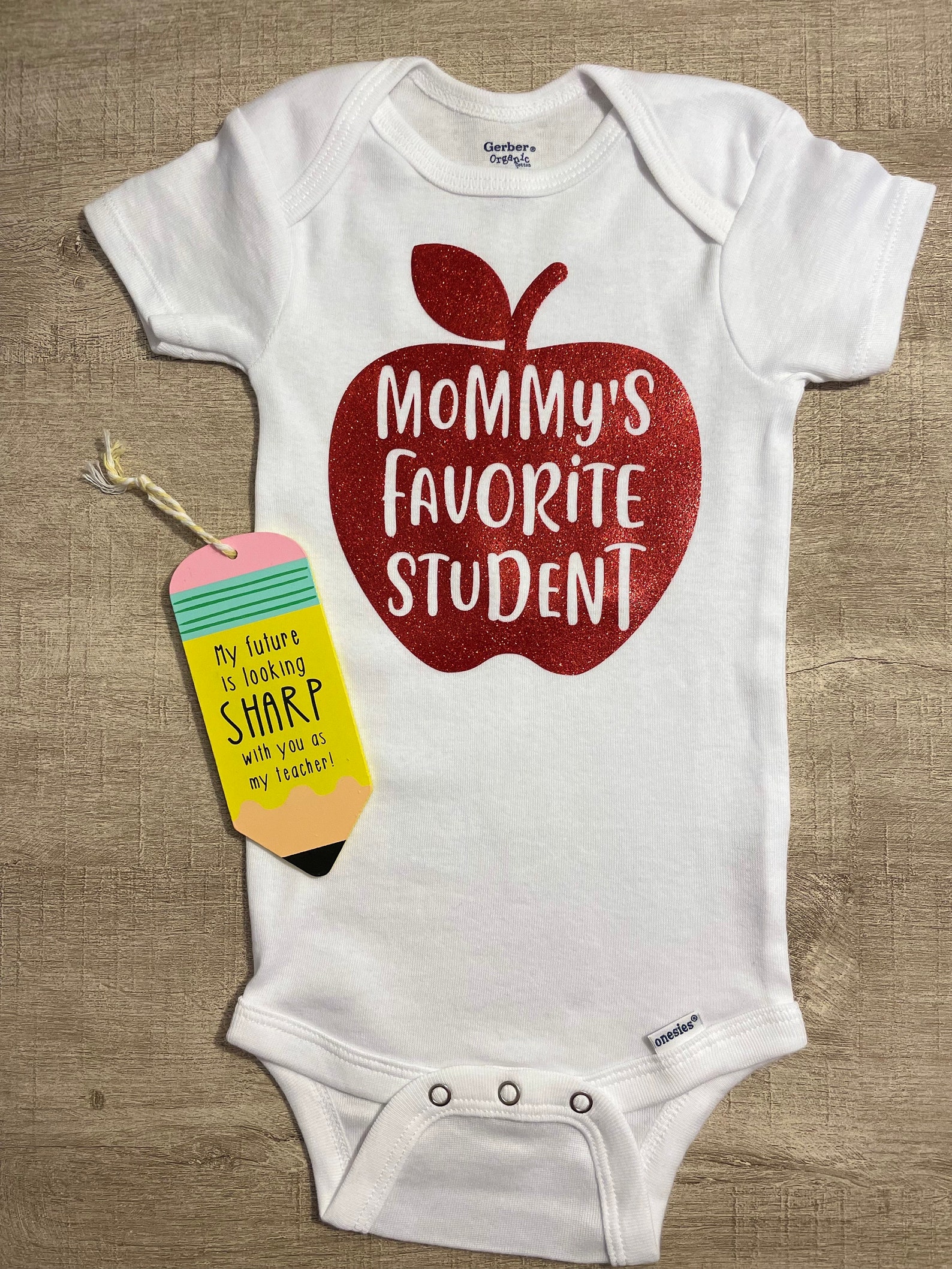 Mommy's Favorite Student Teacher Baby Onesie Educator Etsy