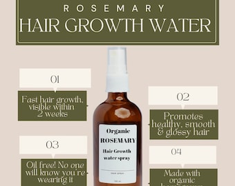 Rosemary Hair Growth WATER (choose 50ml/100ml)