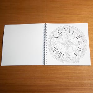 Stormseye Style Mandalas To Colour, Spiral Bound Colouring Book, No AI Hand Drawn Art, Single Side Printed, Thick Paper, Gifts For Artists Bild 8