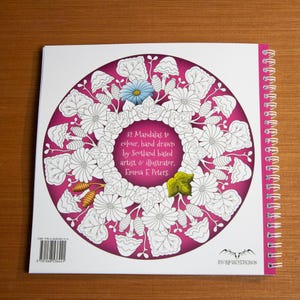 Stormseye Style Mandalas To Colour, Spiral Bound Colouring Book, No AI Hand Drawn Art, Single Side Printed, Thick Paper, Gifts For Artists Bild 10
