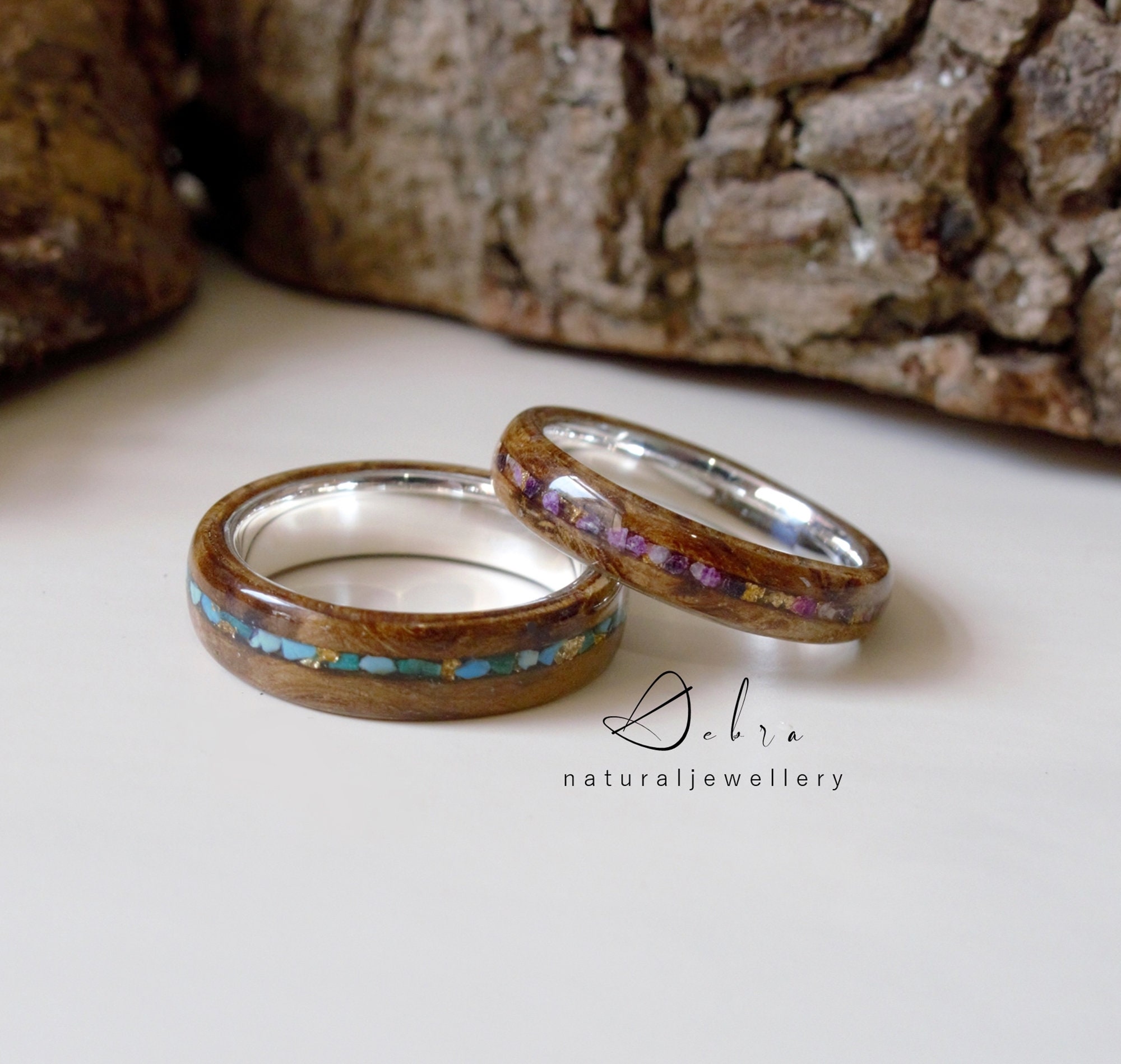 Simply store wooden rings