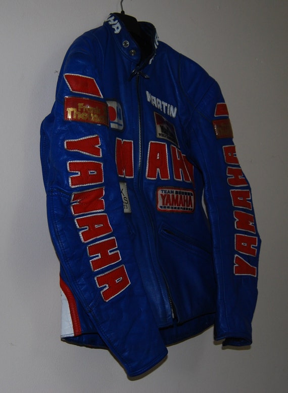Vintage Marlboro Yamaha Motorcycle Jacket Late 70s Early 80s Hand