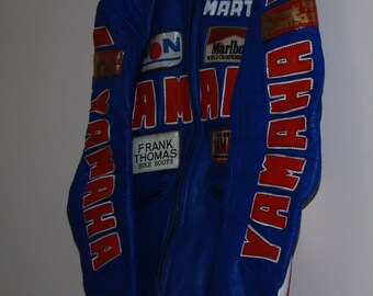 Vintage Marlboro Yamaha Motorcycle Jacket Late 70s Early 80s Hand
